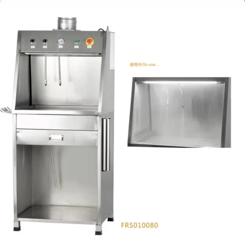 All stainless steel pneumatic spray gun cleaning machine, spray gun cleaning equipment
