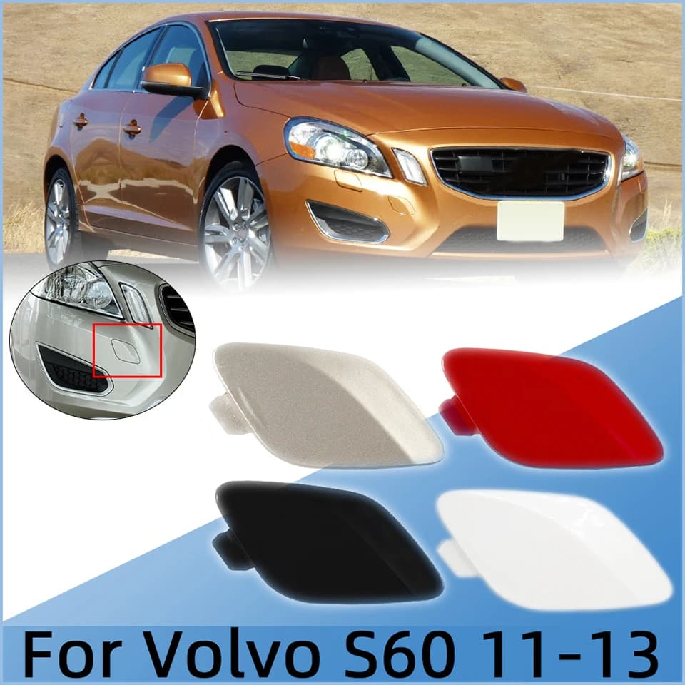 Auto Parts Front Bumper Tow Hook Eye Cover Cap For Volvo S60 2011 2012 2013 30795007 39802519 Towing Hauling Trailer Lid Trim
