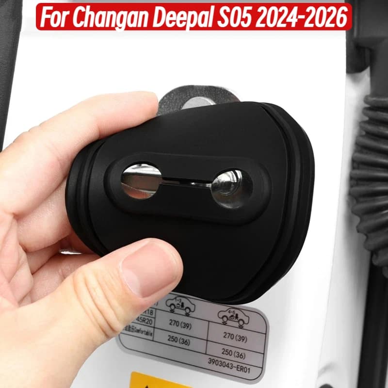 For Changan Deepal S05 2024-2026 Car Styling Silicone Door Lock Cover Door Lock Buckle Limiter Protection Cover Auto Accessories