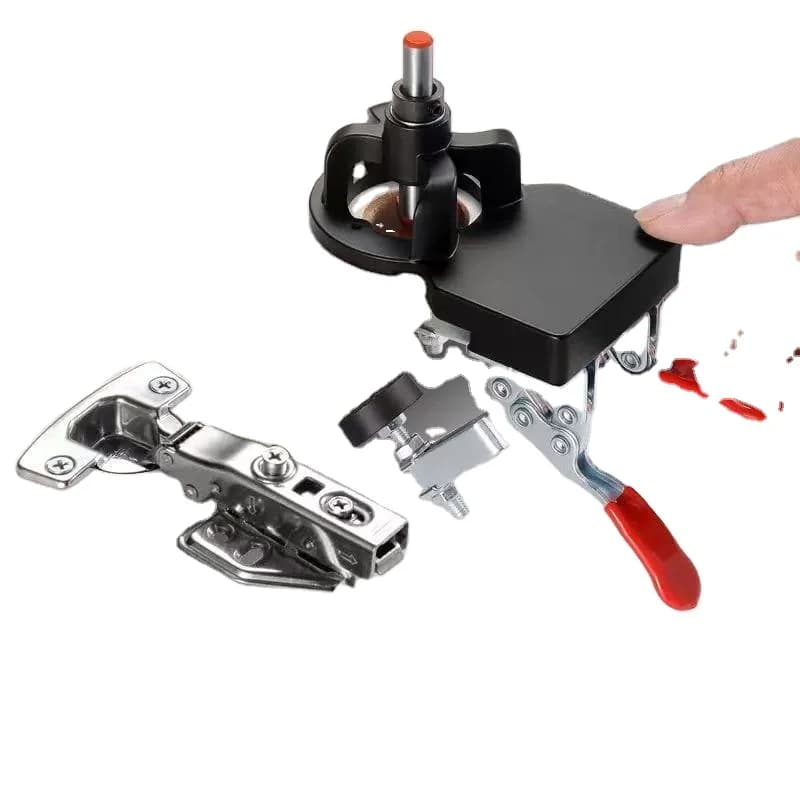 L-HT1267 Woodworking 35mm Hinge Hole Puncher Cabinet Door Panel Hinge Mounting Positioning Drilling Installation Auxiliary Tool