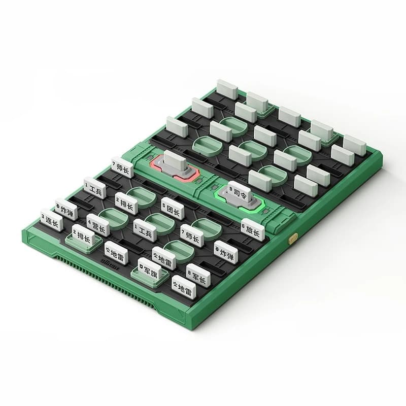 Intelligent military chess, land warfare chess, advanced military flag chessboard, electronic automatic referee, four-country