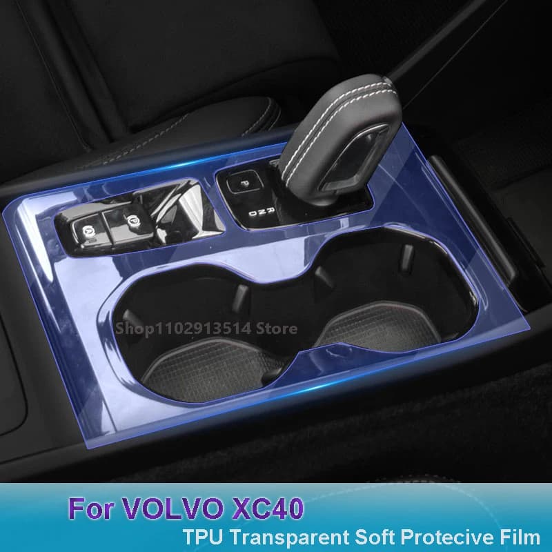 For VOLVO XC40 (2020-2023) Car GPS Navigation Film LCD Screen TPU Protective Protector Decoration Interior Repair Stickers