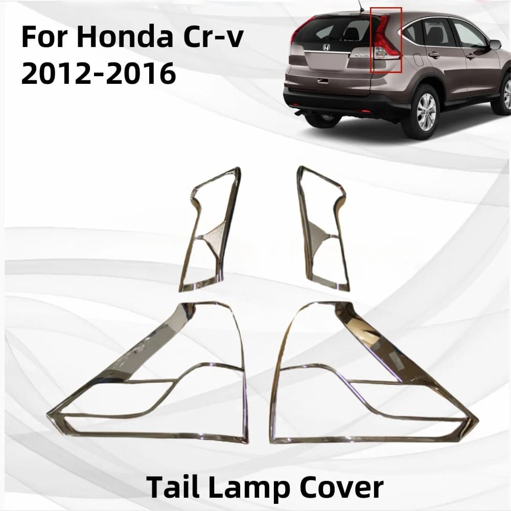 Hight-quality Car Exterior Chrome Car Stickers Tail Lamp Cover For Honda Cr-v CRV 2012 2013 2014 2015 2016 Cars Accessories