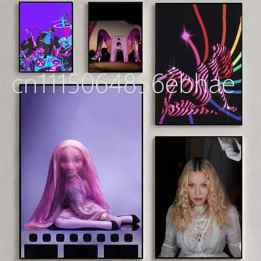 For Madonna Confessions Poster HD Anime Hot Theme Singer/OST/Movie-Waterproof Self-Stick Home Decor