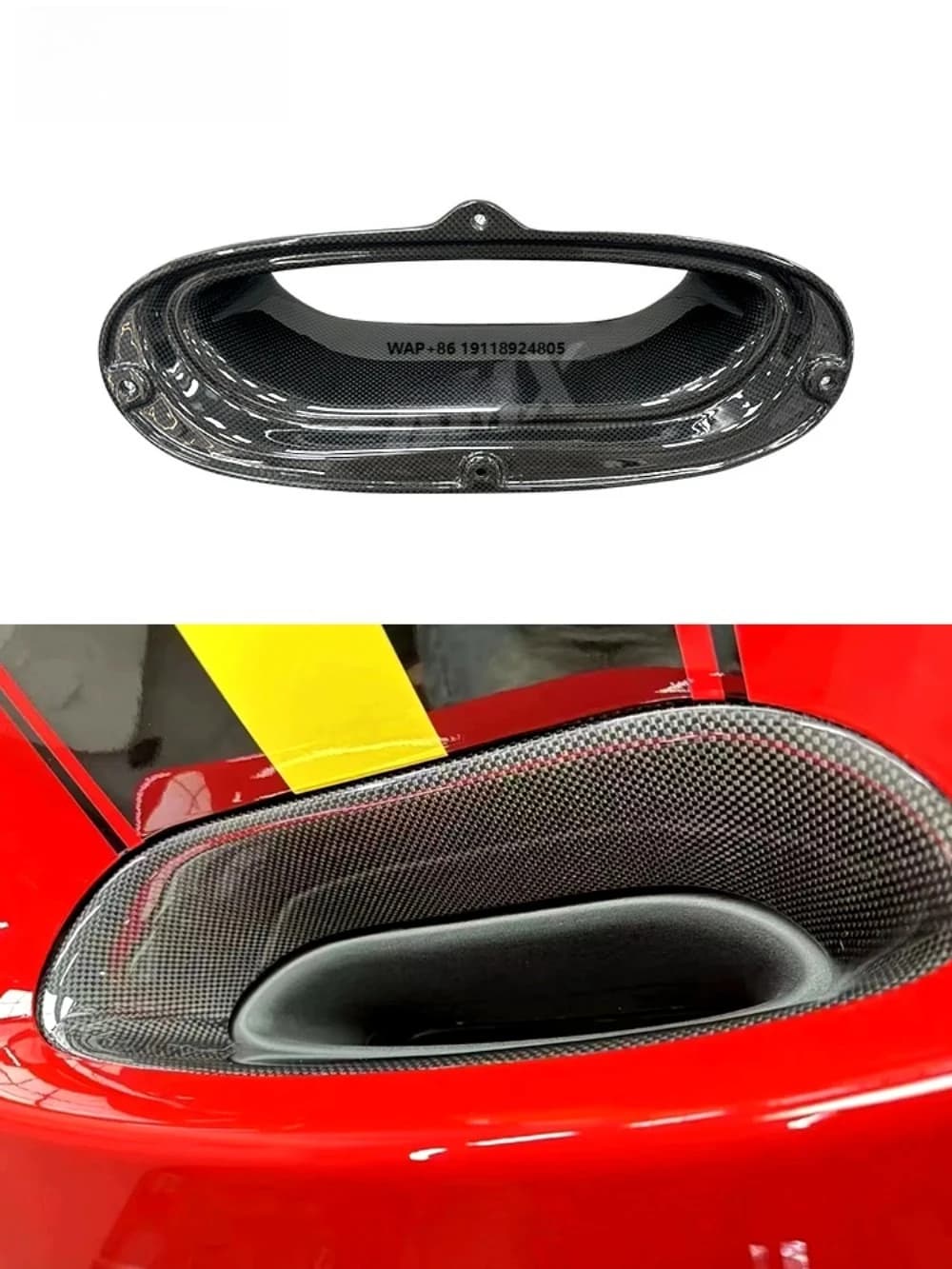 High Quality Fast Delivery Whole Sale Price Prepreg Dry Carbon Fiber Hood Vent Body Kits for F8
