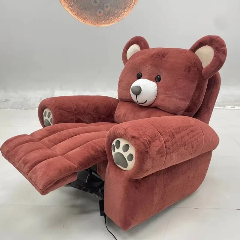 Cute styling fabric revolving recliner living room bedroom comfortable relaxation leisure modern design