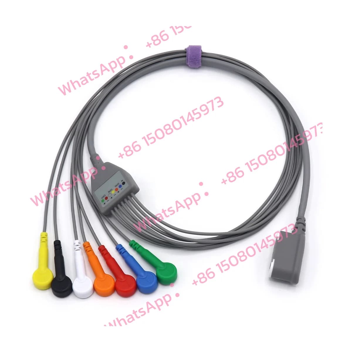 GE SEER 1000 is compatible with 2104817-001 Holters ECG Cable 7-Lead snap AHA