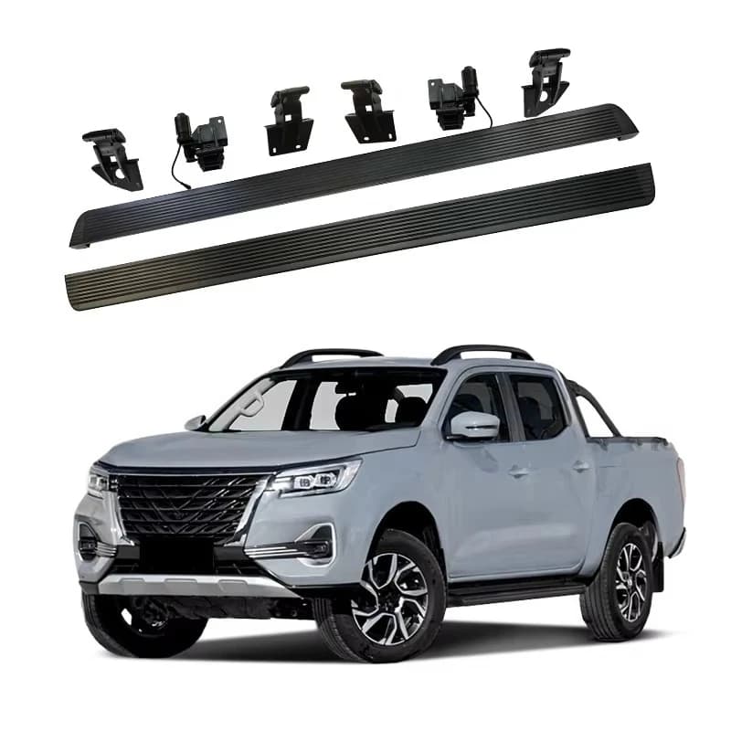 Electric Side Steps Power Running Boards Aluminum Alloy IPX67 Waterproof Automatic Side Pedals for Nissan Rich 7