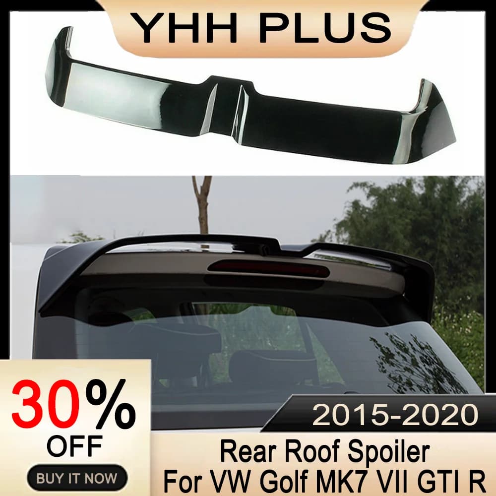 Golf 7 Roof Spoiler Rear Tailgate Top Spoiler ABS Wing For VW MK7 VII 2015-2020 Accessories Auto Exterior Parts Car-style HOT