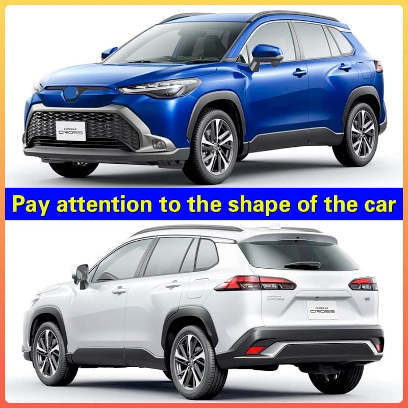 Car Mud Flaps Mudguards Splash Guards Fender External Decorate Car Accessories For Toyota Corolla Cross XG10 2021 2022 2023 2024
