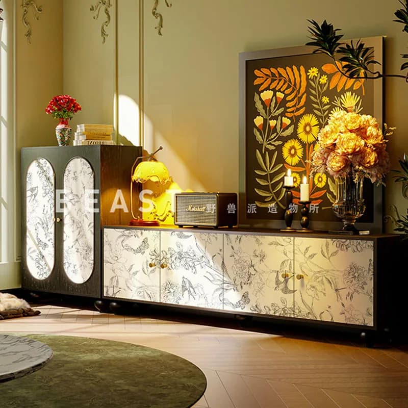 Modern Cabinets Tv Stands Aesthetic Minimalist Designer Storage Living Room Tv Table Luxury Display Muebles Salon Furniture