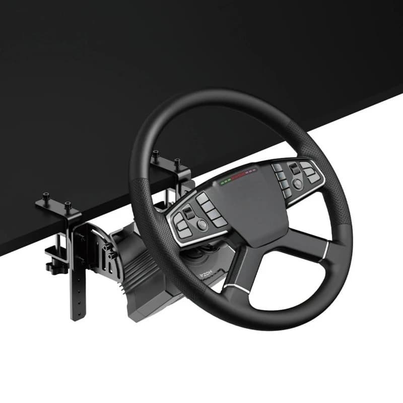 Trucking Bundle Set Includes R5 Base, TSW Wheel and SR-P Lite Dual Pedals, Table Clamp