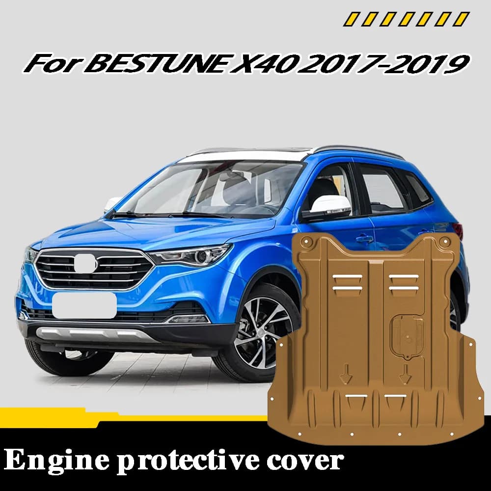 Car Accessories Under Engine Guard Mudguard Board Splash Shield Mud Fender Plate Panel For BESTUNE X40 2017-2019 1.6L