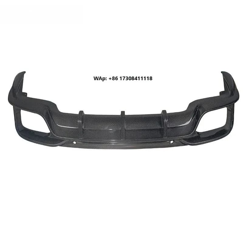 Quality Assurance Dry Carbon Fiber 971 Car Bumper Rear Diffuser for 971 Car Bumpers