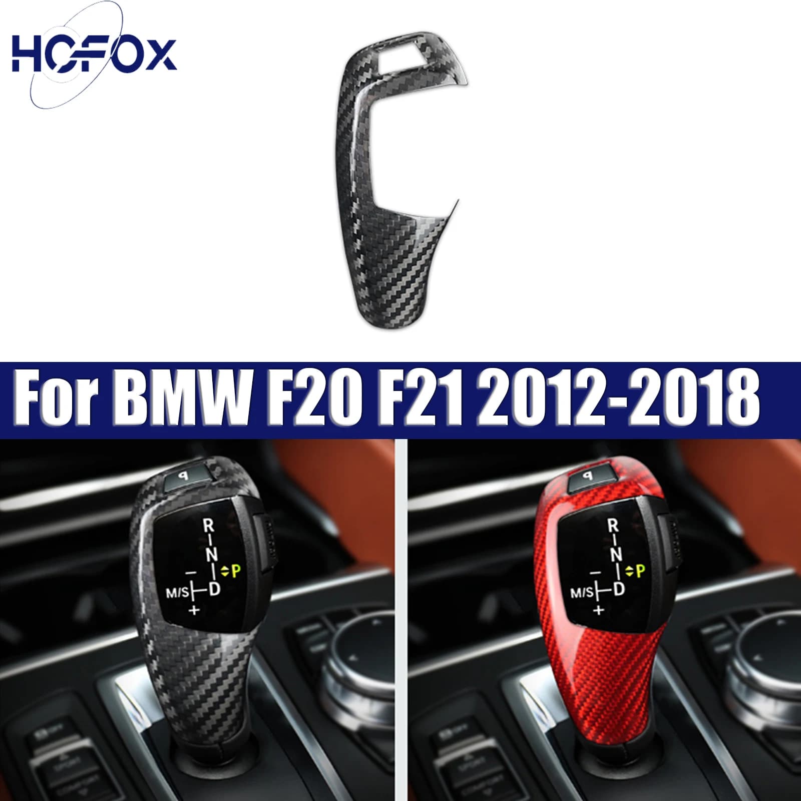 For BMW F20 F21 2012-2018 Car Gear Shift Knob Trim Cover