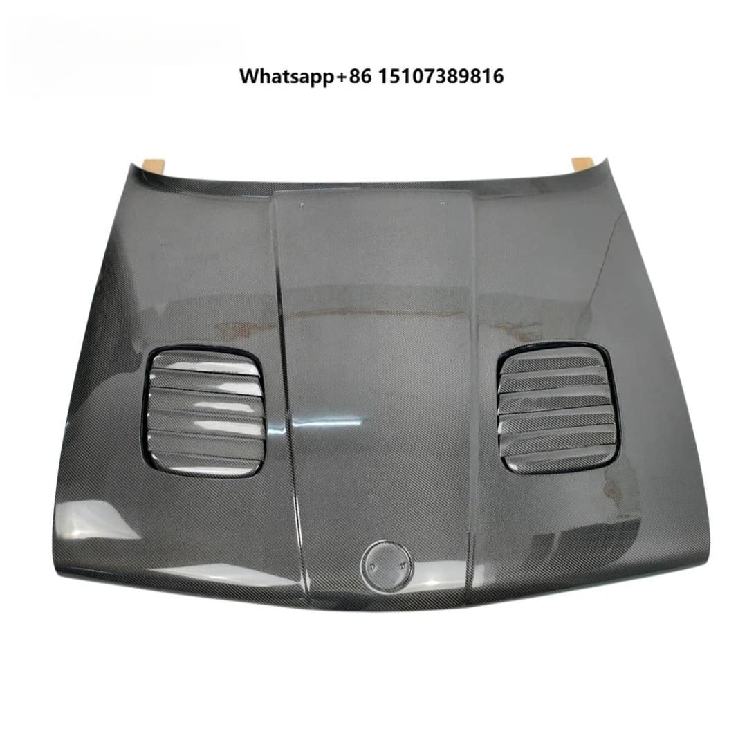 E30 M3 with Vent Carbon Fiber  Engine Cover Hood for E30