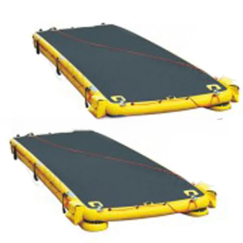 Portable 10-meter rescue pontoon, fire rescue inflatable pontoon, water rescue equipment