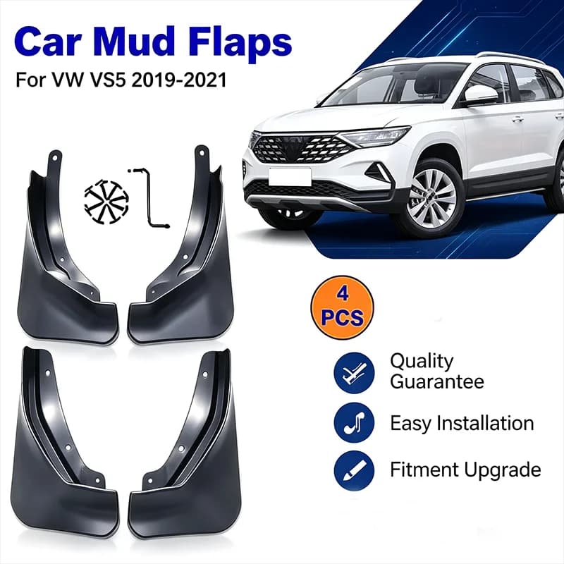 For VW VS5 2019-2021 4Pcs Heavy Duty Mud Flaps Splash Guards Front Rear Wheel Fender Mudguards Car Exterior