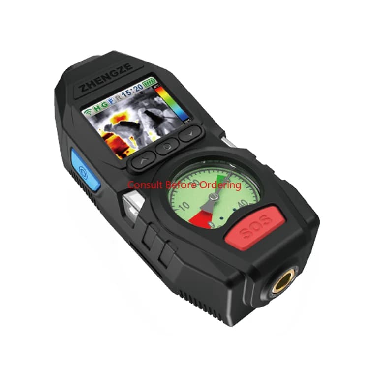 CE Firefighting Thermal Imager Meter With Smart Pressure Gauge For Air Breathing Apparatus -01