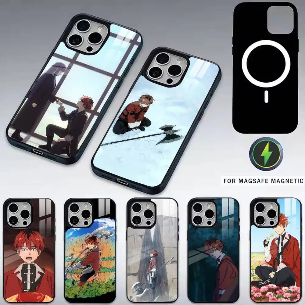 Amine Beyond Journey's End Stark Phone Case For iPhone17,16,15,14,13,12,11 Plus,Pro Magnetic For Magsafe Wireless Charging