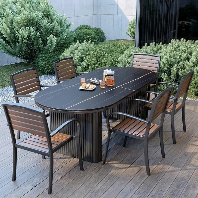 Fashion Black Dining Tables Design Restaurant Living Room Dining Tables Modern Space Saving Mesas De Comedor Salon Furniture