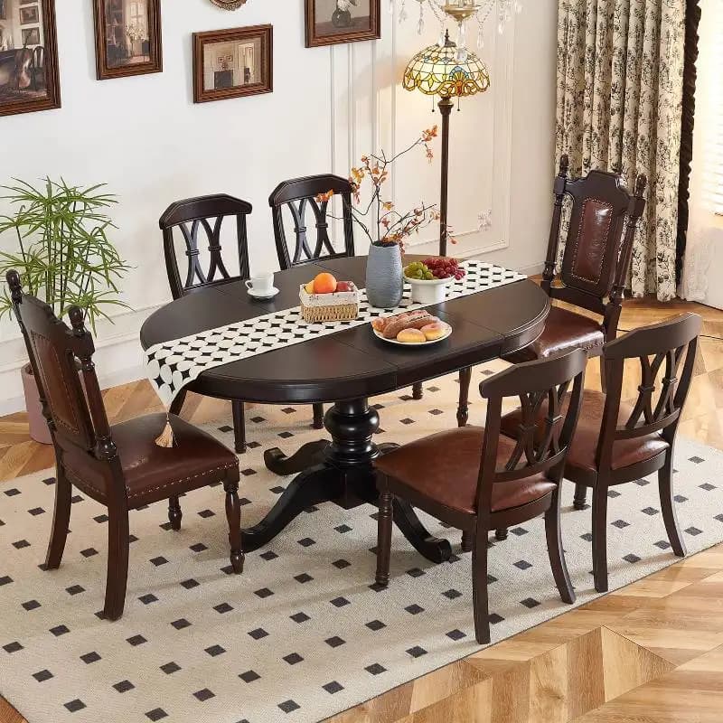 Italian Modern Sets Dining Tables Black Folding Oak Kitchen Dining Tables Extendable Space Saving Juegos De Comedor Furniture
