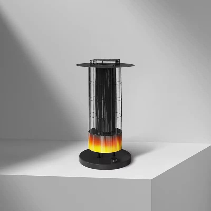 High Power, Fast Heating:          Electric Fireplace, Radiant Heating Warms the Whole Space