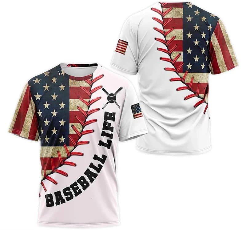 Men Women T-shirts 3D Print Softball Baseball Graphic T Shirts Summer New Short Sleeve Tops Oversize Sport Street Kids Clothing