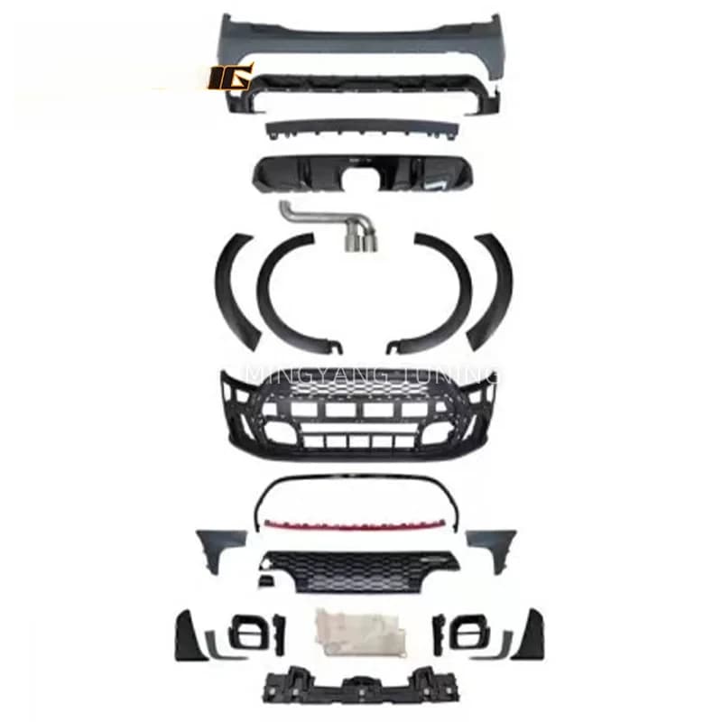 PP Plastic New JCW Facelift F55 MINI Bodykit Car Bumpers for MINI 14-20 F55 Body Kit