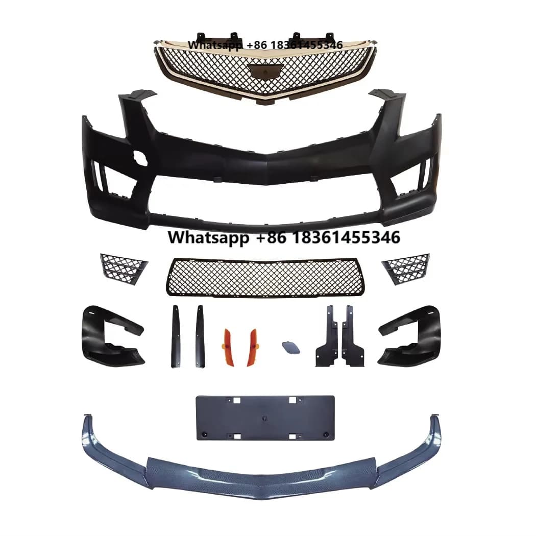 For ATS 2014-2019 Upgrade to ATS-V 2014-2019 100% Fitment Hot Selling New Black Front Bumper