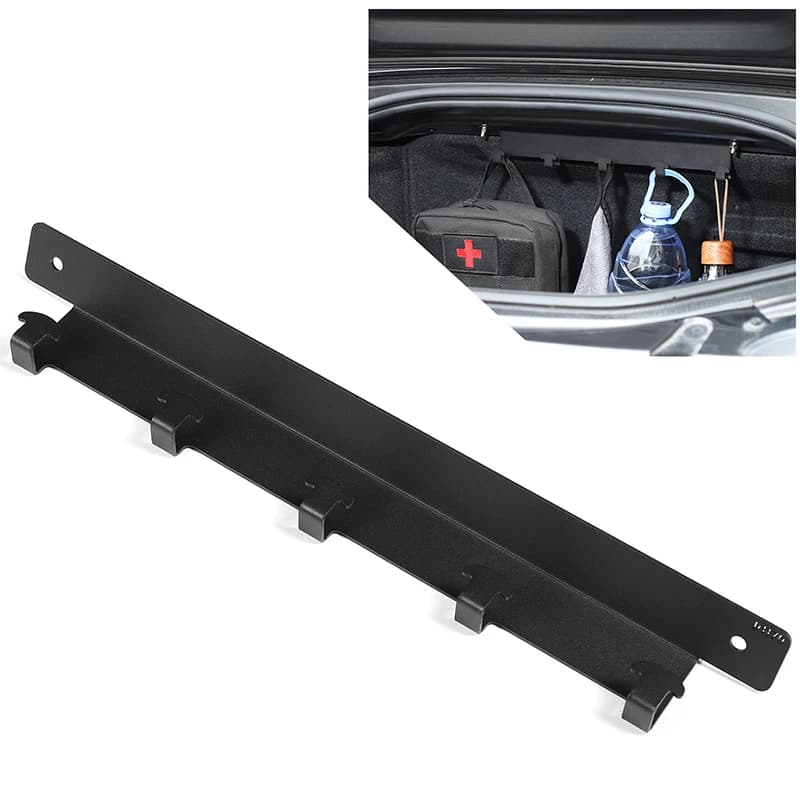 1piece set carbon steel Black For Mazda MX-5 MX5 ND 2016-2026+ car trunk hook luggage bag storage bracket hook car accessories