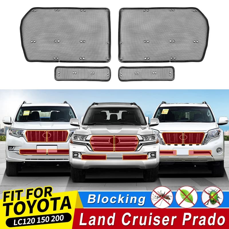 For 2003-2023 Toyota Land Cruiser Prado 120 150 200 Prevent Mosquitoes and Stoness LC200 Lc150 External Modification Accessories