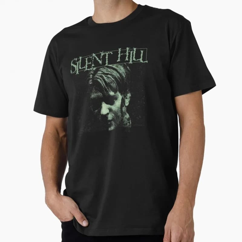 Katatonic Hill - James Silent Hill F Horror Graphic Tee Short Sleeve Gift t Shirt 100% cotton printed Clothes All size tops