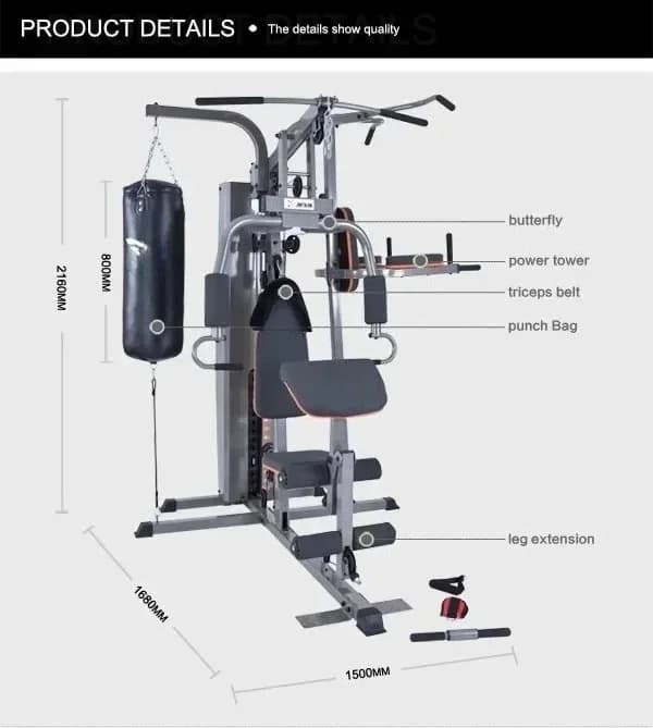 3 In 1 Multi Function Body exercise Training Muscle Home Gym