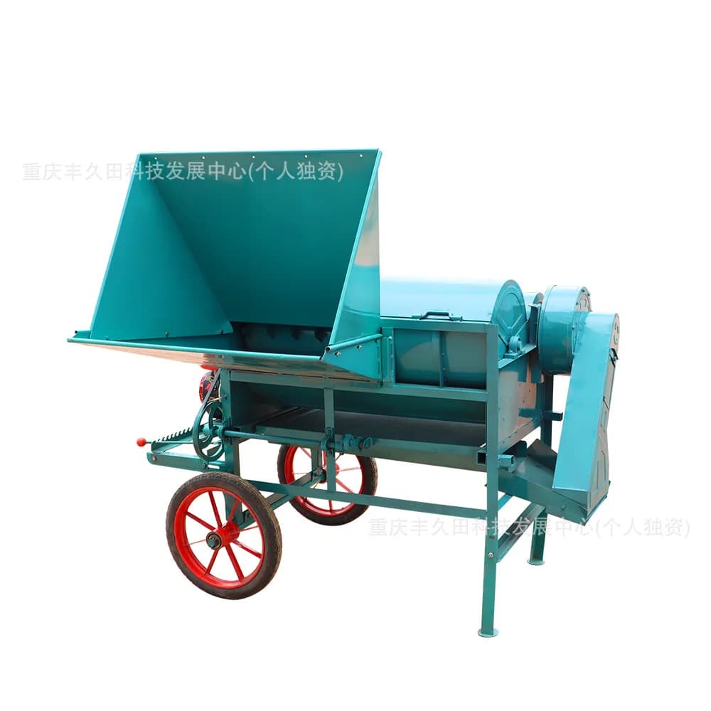 LH rapeseed soybean double drum thresher with vibrating screen multi-function