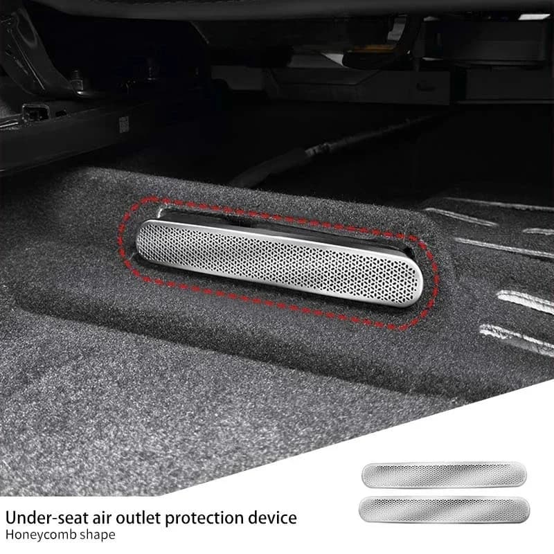 For Geely Monjaro Grand Koleos 2025 2024 car under seat air condition outlet vent protective covers anti-blocking accessories