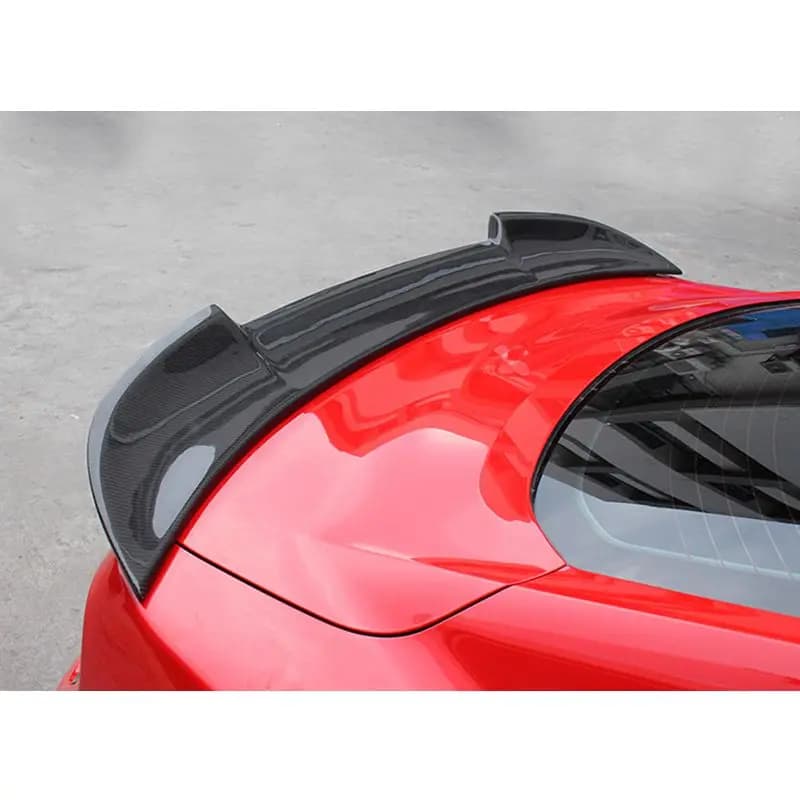FOR Ford Mustang 2015 2016 2017 Carbon fiber Rear Spoiler Trunk wing  FRP  Forged carbon