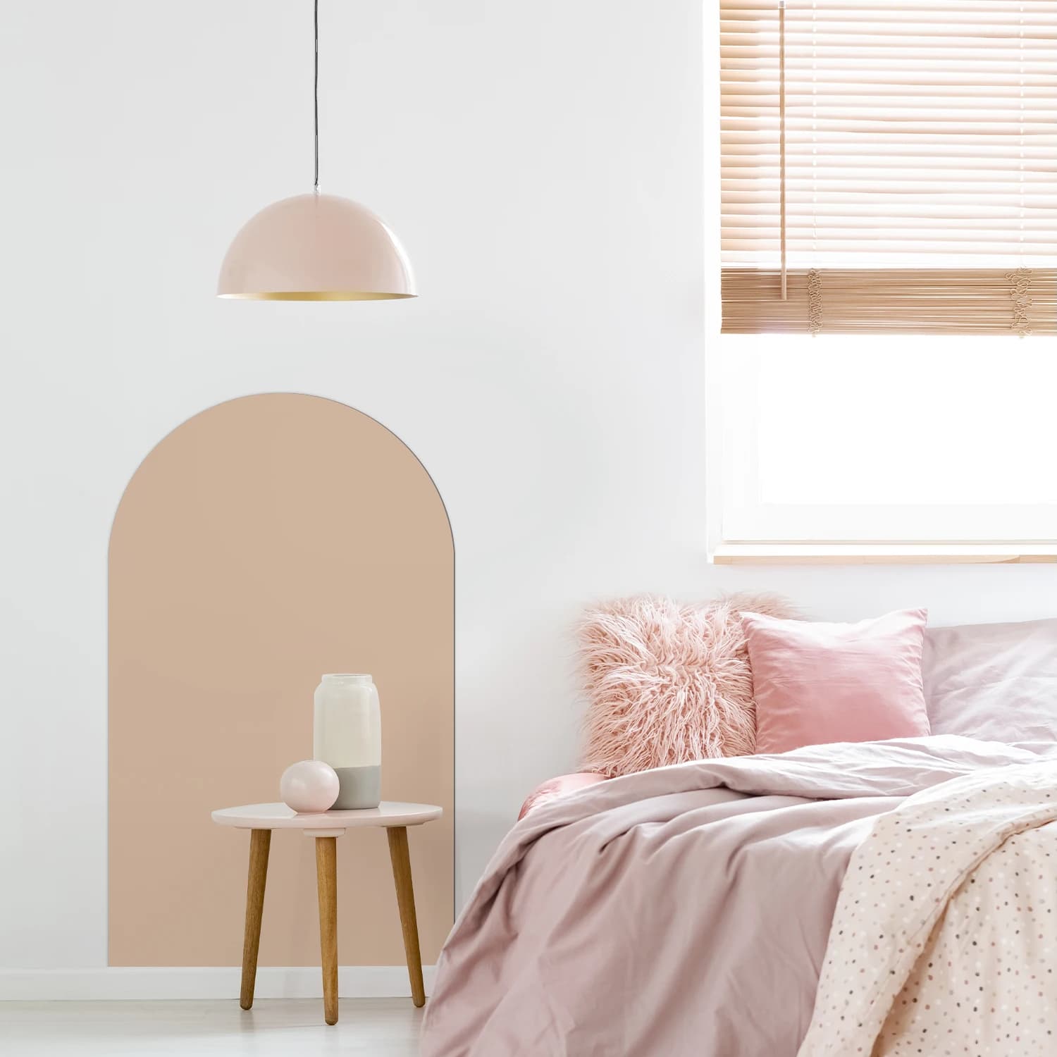 Self-Adhesive Soft Magnetic Whiteboard, Arch-Shaped Odor-Free Easy-Clean, Kids Room Home Decoration & Study Writing Board