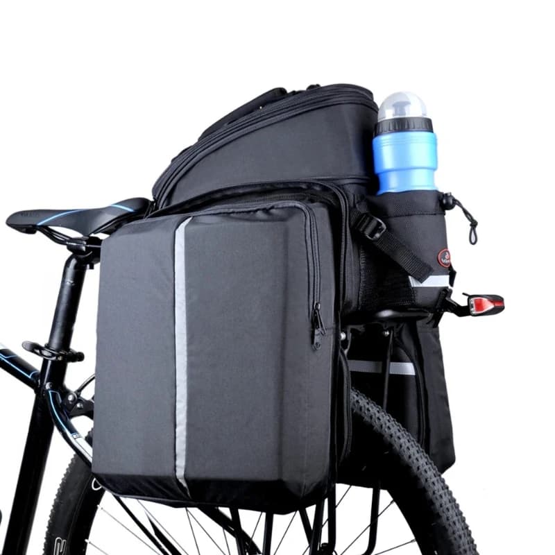 Expandable space waterproof carrier bicycle bag travel bicycle bag