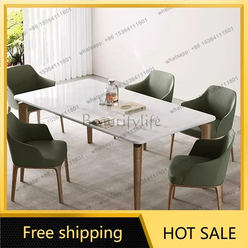 LJY Outdoor Side Dining Table Study Makeup Designer Office Reception Dining Table Space Saving Children Muebles Kitchen Furnitur