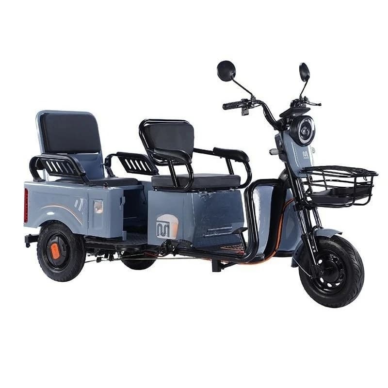 Passenger and cargo new electric tricycle high-power load king leisure transportation electric vehicle