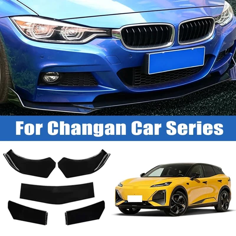 5pcs Upgraded Front Bumper Shovel with Stepped Design High-Quality ABS Material Car Accsesories for Changan CS35 CS55 CS75 PLUS