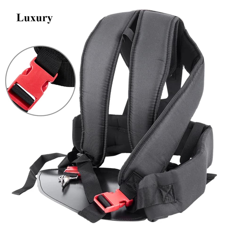 Shoulder Strap For Brush Cutter Grass Cutter Double Shoulder Strap Harness R With Confortable Shoulder Padsleg Protection Panel