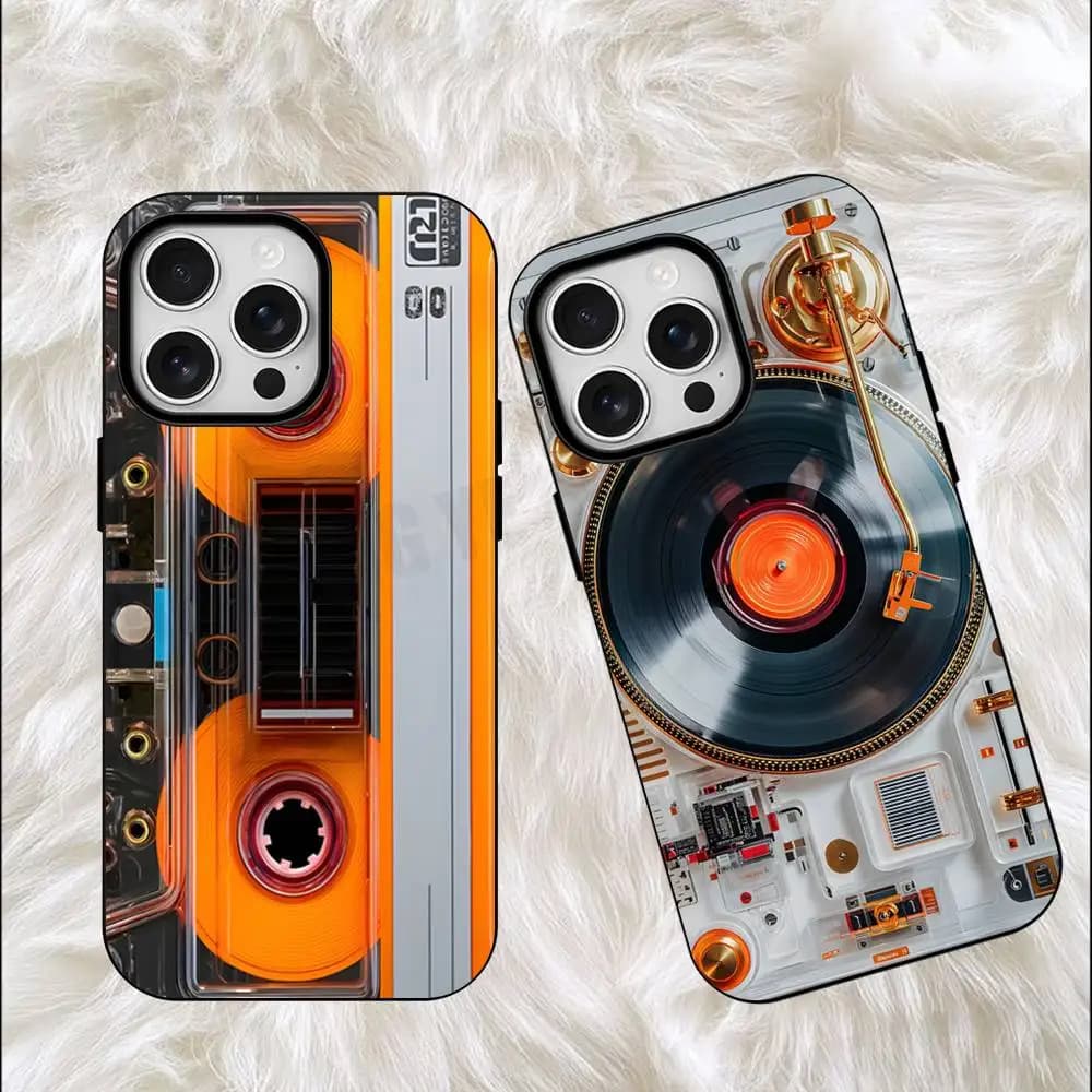 Cassette Tape Vintage Aesthetics Matte Magnetic For Case For iPhone 18 17 16 15 14 13 12 11Pro Plus Mini Max Frosted Cover