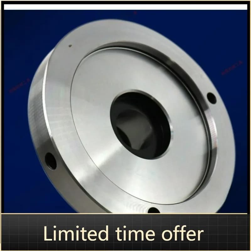 ER32 ER40 125mm Straight Shank Collet Chuck With Back Plate 0.005mm TIR Runout 95mm Max Clamping Diameter For CNC Lathe