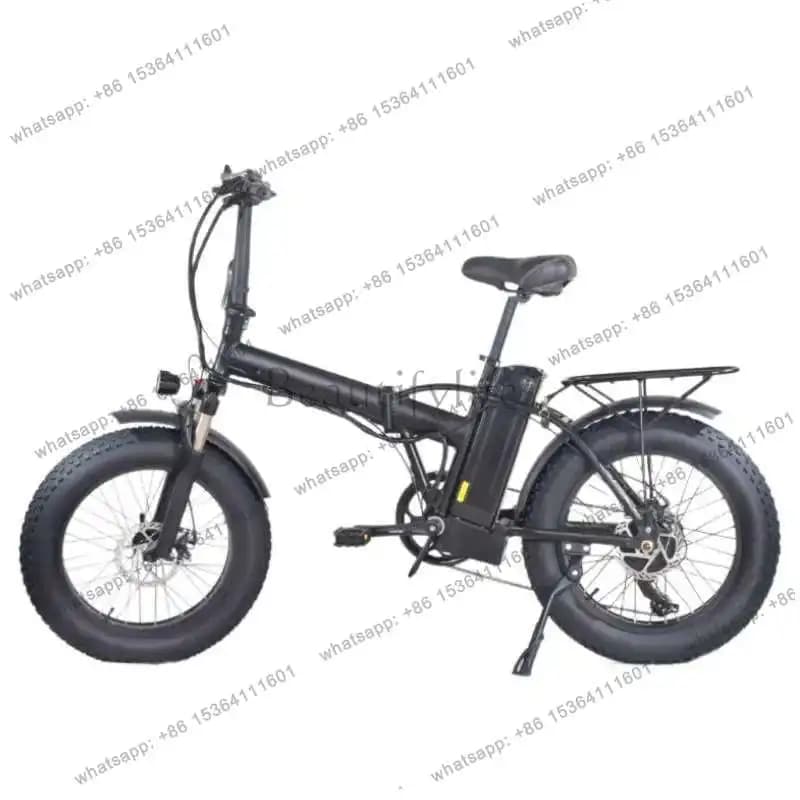20-Inch lithium battery folding electric bicycle 40 wide tire snow transportation electric vehicle