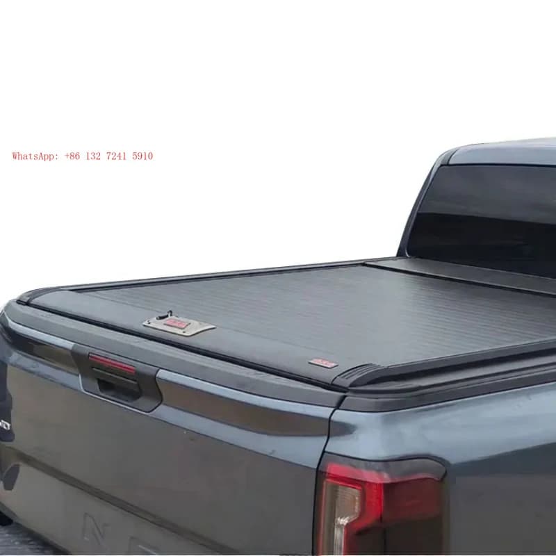 Factory direct sales of electric aluminum alloy truck cargo box roll-up rear cover, suitable for F150 Ranger