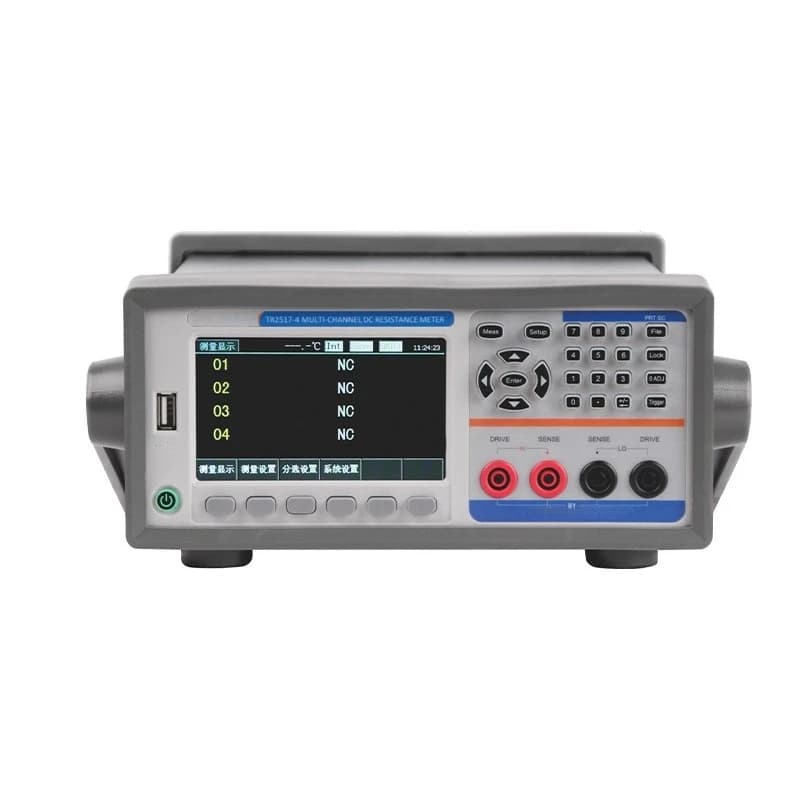 TR2517 High Quality Multi-channel Resistence Tester Maximum Resistence Accuracy 0.05% 10uΩ