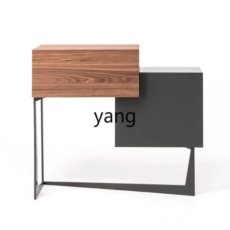 LTT Italian Minimalist Entrance Cabinet Creative Art Painting Entrance Cabinet Shoe Cabinet
