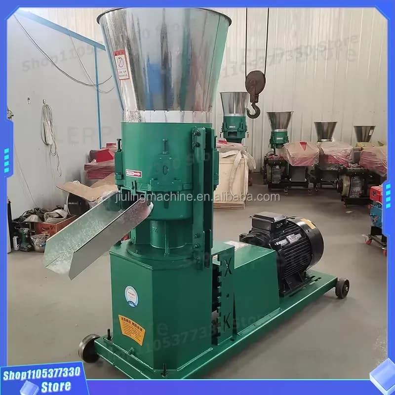 High Efficiency Livestock Poultry Pellet Machine for Family Farm Use with New Motor Agricultural Equipment Feed Processing